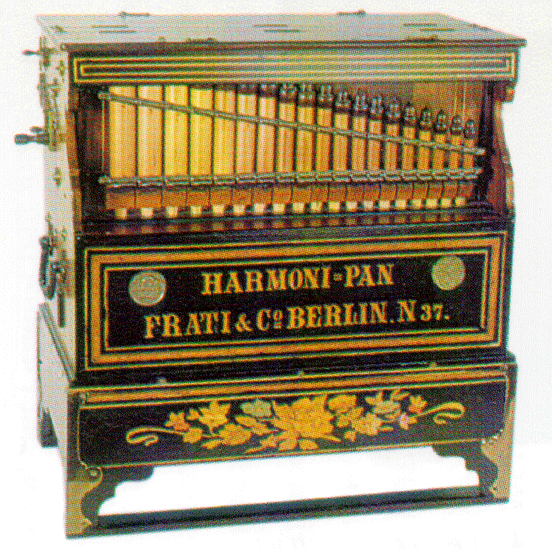 Drehorgel „Harmonipan“,
 Berlin,
 um 1890